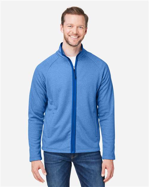 Men's Venture Heathered Stripe Full-Zip Jacket
