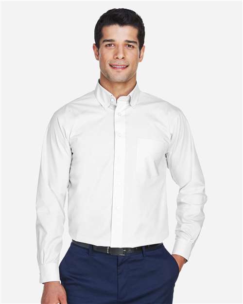 Men's Tall Crown Collection® Broadcloth Woven Dress Shirt