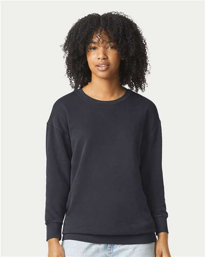 Unisex Garment-Dyed Lightweight Fleece Crewneck Sweatshirt