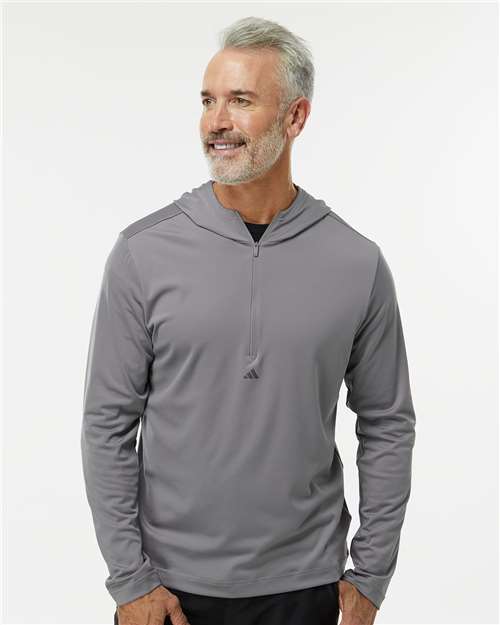 Men's Lightweight Quarter-Zip Hooded Pullover