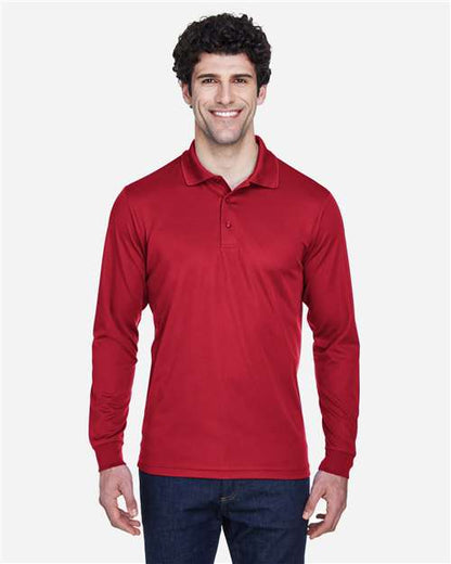 Men's Pinnacle Performance Long Sleeve Piqué Polo