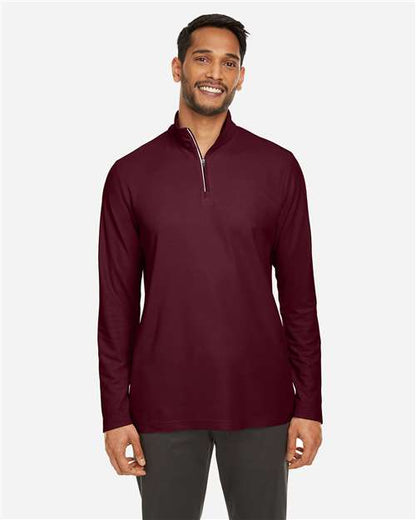 Men's Fusion ChromaSoft™ Pique Quarter-Zip Pullover