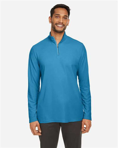 Men's Fusion ChromaSoft™ Pique Quarter-Zip Pullover