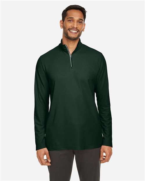 Men's Fusion ChromaSoft™ Pique Quarter-Zip Pullover