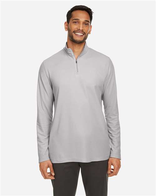 Men's Fusion ChromaSoft™ Pique Quarter-Zip Pullover