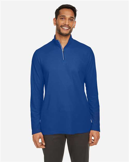 Men's Fusion ChromaSoft™ Pique Quarter-Zip Pullover