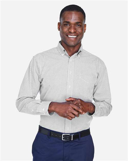 Men's Crown Collection® Gingham Check Woven Dress Shirt