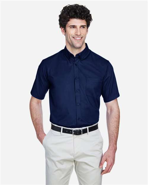 Men's Optimum Short Sleeve Twill Dress Shirt
