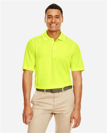 Men's Radiant Performance Piqué Polo with Reflective Piping