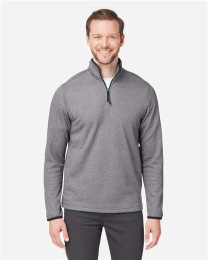 Men's Venture Heathered Stripe Quarter-Zip Pullover