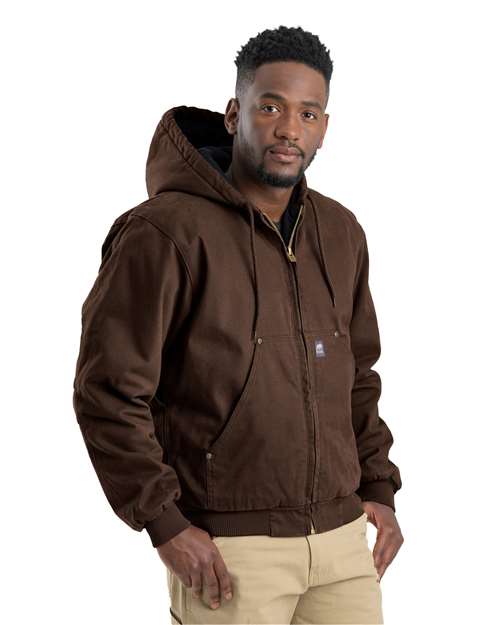 Men's Heartland Washed Cotton Duck Hooded Jacket