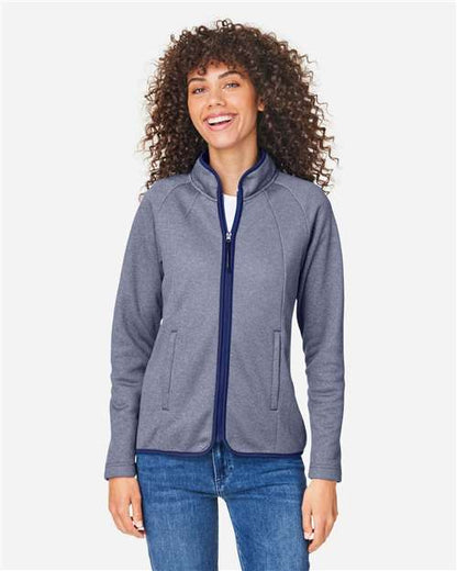 Women's Venture Heathered Stripe Full-Zip Jacket