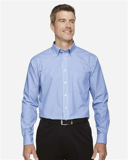 Men's Crown Collection® Banker Stripe Woven Dress Shirt