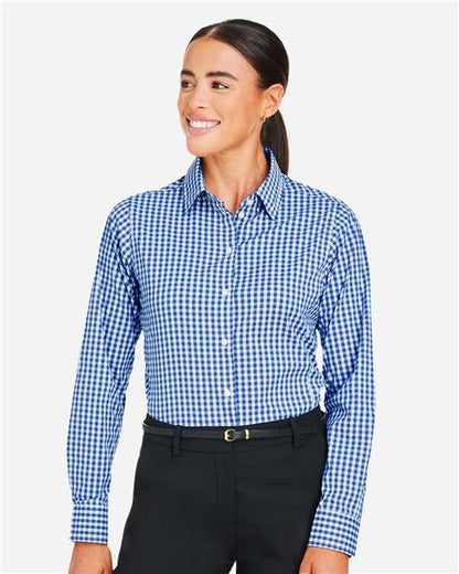 Women's CrownLux Performance® Gingham Dress Shirt