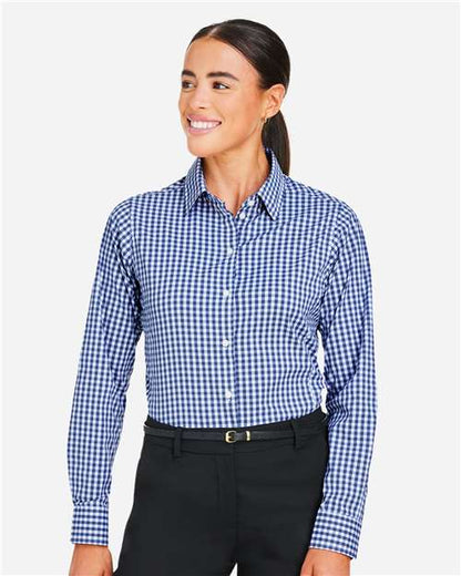 Women's CrownLux Performance® Gingham Dress Shirt