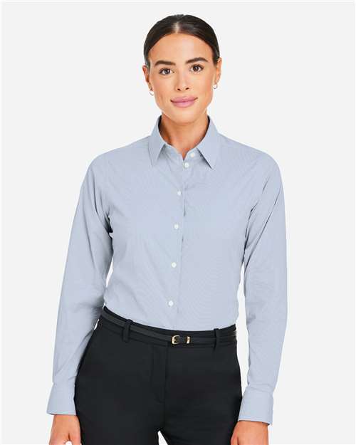 Women's CrownLux Performance® Microstripe Dress Shirt