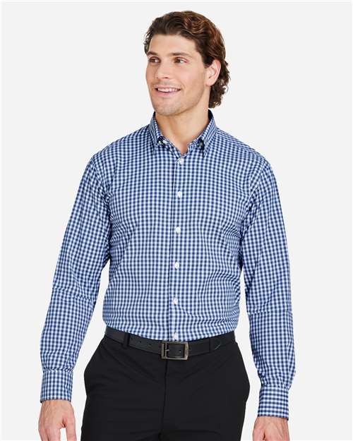 Men's CrownLux Performance® Gingham Dress Shirt