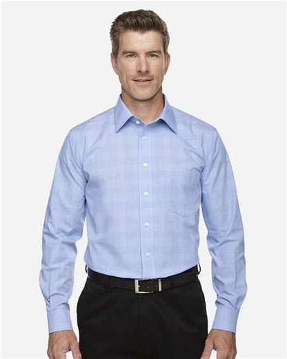 Men's Crown Collection® Glen Plaid Woven Dress Shirt