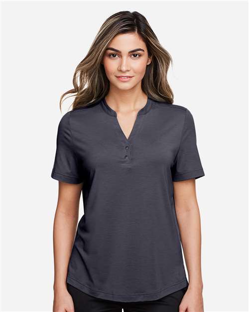 Women's JAQ Snap-Up Stretch Performance Polo