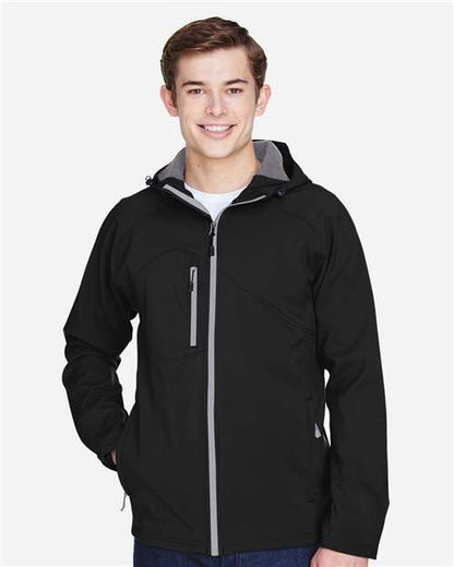 Men's Prospect Two-Layer Fleece Bonded Soft Shell Hooded Jacket