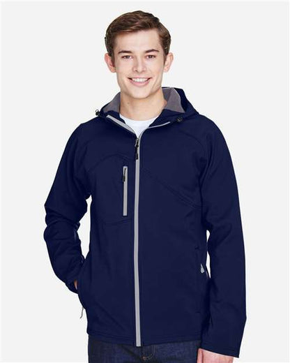 Men's Prospect Two-Layer Fleece Bonded Soft Shell Hooded Jacket