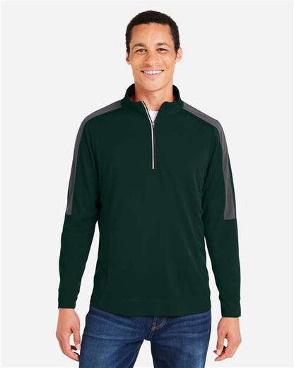 Men's Market Snag Protect Mesh Colorblock Quarter-Zip Pullover