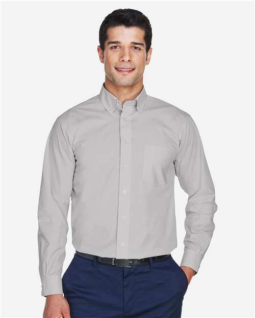 Men's Crown Collection® Broadcloth Woven Dress Shirt