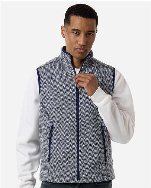 Men's Jasper Jacquard Fleece Vest