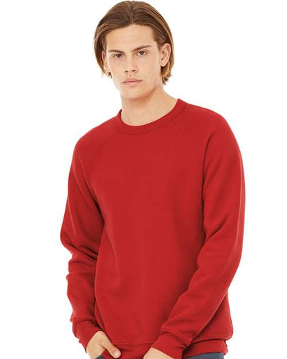 Unisex Sponge Fleece Raglan Crewneck Sweatshirt