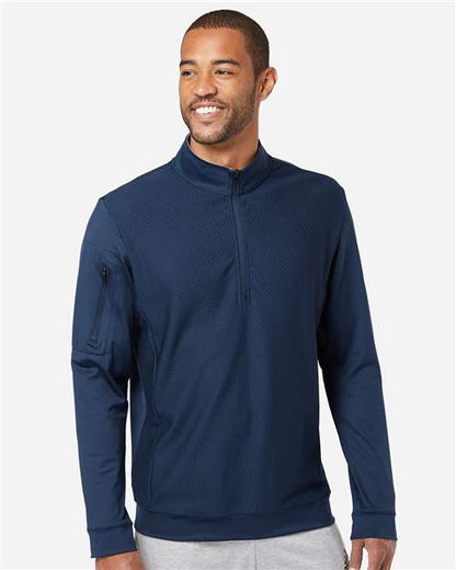 Men's Textured Quarter-Zip Pullover